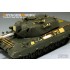 1/35 Modern German Leopard 1A3 MBT Detail Set (Gun Barrel Include) for Meng TS-007