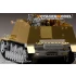 1/35 WWII German SdKfz.164 Nashorn Armour Plate/Fender Set for Dragon 6165/6166/6314/6387