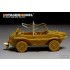 1/35 WWII German Pkw.K2s Schwimmwagen Type 166 Detail Set for Hero Hobby kit #35001