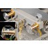1/35 WWII German Railway Cars Functional Buffers & Tow Hooks for All