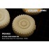 1/35 Modern British Husky TSV Road Wheels (4pcs) for Meng Model #VS009