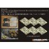 1/35 Russian 12.7mm DSchK Machine Gun Ammo Magazine w/Mounts for T-55/T-62/T-72