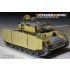 1/35 WWII German PzKpfw.III Ausf.M/N Additional Armour Detail Set for Takom Model