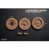 1/35 WWII German Sd.Kfz.251 /Sd.Kfz.11 Continental Lightweight Wheels Pattern