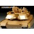 1/35 Modern US M256 120mm M1 Abrams Gun Barrel w/M2 Browning MG for Tamiya 35326 kit