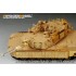 1/35 Modern US M256 120mm M1 Abrams Gun Barrel w/M2 Browning MG for Tamiya 35326 kit