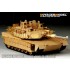 1/35 Modern US M256 120mm M1 Abrams Gun Barrel w/M2 Browning MG for Tamiya 35326 kit