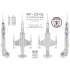 1/72 RF-104G Stargazer LOROP POD (Flight Training Mode) w/Pitot Tube for Hasegawa
