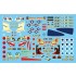 Decals for Egg Plane Mitsubishi XF-2A, F-16C, YF-16 Special Schemes