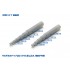 Styrene/PS Pipe (outside diameter: 4.0mm, wall thickness: 0.9mm, 5pcs, gray)