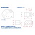 Styrene Plate (with calibrated: blue, B5, thickness: 1.0mm, 2pcs)