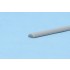 Styrene/PS Half Circle Stick (diameter: 4.0mm, length: 250mm, 4pcs, gray)