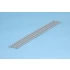 Styrene/PS Triangle Stick (side: 4.00mm & 8.00mm, length: 250mm, 4pcs, gray)