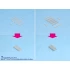 Styrene/PS Triangle Stick (side: 4.00mm & 8.00mm, length: 250mm, 4pcs, gray)