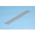 Styrene/PS Triangle Stick (side: 3.00mm & 6.00mm, length: 250mm, 6pcs, gray)