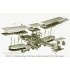 1/32 WWI British Handley Page O/400 (H.P.12) Biplane Bomber 