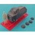 1/35 Railway Armored Truck Resin kit w/Train Track