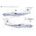 1/144 Ilyshin Il-76 Decal Part.3 - Ukraine AF Il-76MD for Zvezda kits