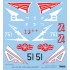 1/32 Flying Swallows Decals Part.2 for Hasegawa Kawasaki Ki61-Id Hien Tei