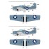 1/48 F4F-4 Wildcat Decals Part.1 'Carrier Base Wildcat in the Battlefield'
