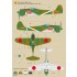 1/48 Nakajima Ki43 Hayabusa Decals Part.1 [Model 1] for Hasegawa kit