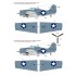 1/72 F4F-4 Wildcat Decals Part.2 "Landbase Wildcat in Guadalcanal" for Airfix/Hasegawa