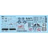 1/72 US Navy Jet Trainer T-2C Buckeye (70 Plastic Parts+Decals)