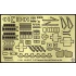 1/144 JASDF Kawasaki C-2 Transport Aircraft Update Detail set for Aoshima kits