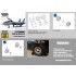 1/32 Grumman F-14 Tomcat Early Type Wheels Set for Tamiya/Trumpeter kit