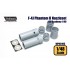 1/48 McDonnell F-4J Phantom II J79 Engine Nozzle Set for Academy kit (6 Resin Parts+PE)