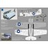 1/48 Grumman FM-1 Wildcat Wing Folded Set with Decals for Tamiya kit