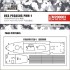 1/200 USS Pegasus PHM-1 Deck Paint Masks for Hobby Boss kit #82005