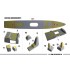 1/350 Royal Navy Type 45 Destroyer Deck Paint Masks for Trumpeter kit #04550