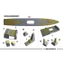1/350 Royal Navy Type 45 Destroyer Deck Paint Masks for Trumpeter kit #04550