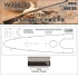 1/350 Italian Heavy Cruiser Zara Wooden Deck for Trumpeter kit #05347