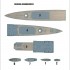 1/350 HMS York Cruiser Wooden Deck for Trumpeter kit #05351