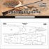1/350 USS Hawaii (CB-3) Cruiser Wooden Deck for Hobby Boss kit #86515