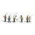 N Scale Fly Fishermen (6 figures)