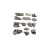 Terrain - Outcropping Ready Rocks (13pcs, 2.54cm-8.89cm x 2.54cm-4.76cm)