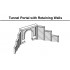 1/160 (N Scale) Timber Tunnel Single Portal (2pcs)