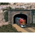 1/160 (N Scale) Cut Stone Tunnel Double Portal (2pcs)