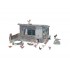HO Scale Chicken Coop Kit