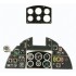 1/48 Typhoon Mk.I Early Instrument Panel for Hasegawa/Eduard kits