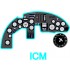 1/72 Dornier Do-17Z Night Fighter Instrument Panel for ICM kit