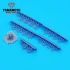 1/24 Racing Seatbelts 4-Points Set #2 Green and Blue