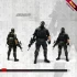 1/35 Modern Chinese Special Forces Elite Soldiers (4 figures)
