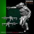 75mm Scale US SEAL Assault Team Senior Marine "Hands Up!"