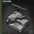 1/35 Battlefield Diorama Base for Figures - Gun Mount