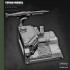 1/35 Battlefield Diorama Base for Figures - Gun Mount