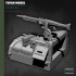 1/35 Battlefield Diorama Base for Figures - Gun Mount